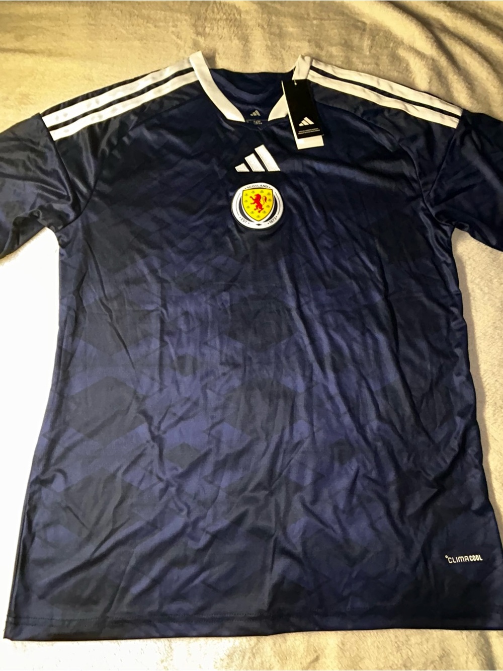 adidas 2026 Home Scotland Navy and White Men’s Soccer Jersey